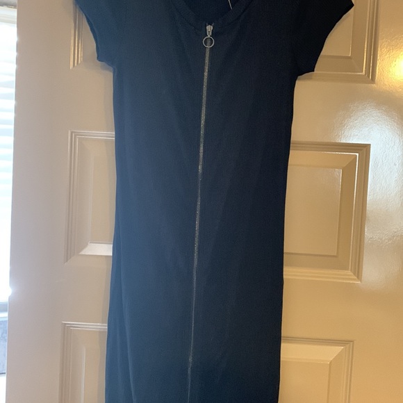 Urban Outfitters, BDG long, black, zip up dress - Picture 3 of 5